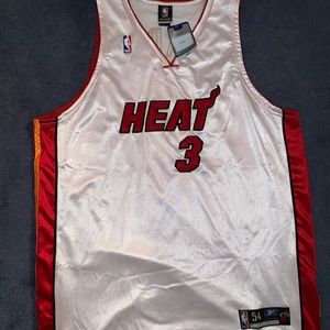 Dwayne Wade Miami Heat Authentic Home Jersey (XXL)